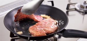調理中の温度が見える！ノーリツ独自の温度クック機能